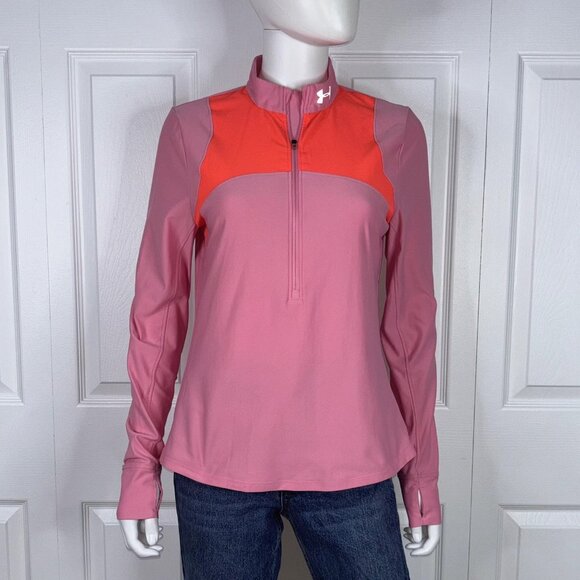 UNDER ARMOUR Women's Medium Half-Zip Sweater - Picture 1 of 2